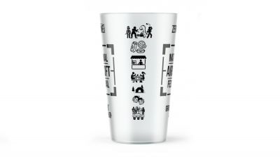 National Airsoft Festival 2023 Limited Edition Collectible Reusable Pint Tumbler - Detail Image 2 © Copyright Zero One Airsoft