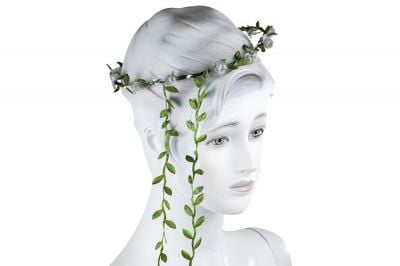 National Airsoft Festival Flower Headband (White) - Detail Image 1 © Copyright Zero One Airsoft
