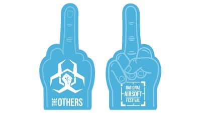 National Airsoft Festival Foam Finger - THE OTHERS - Detail Image 2 © Copyright Zero One Airsoft
