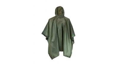 Mil-Com Poncho (Olive) - Detail Image 1 © Copyright Zero One Airsoft