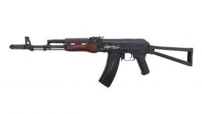 APS AEG Real Wood AK47N (Ageing Version) - Detail Image 1 © Copyright Zero One Airsoft