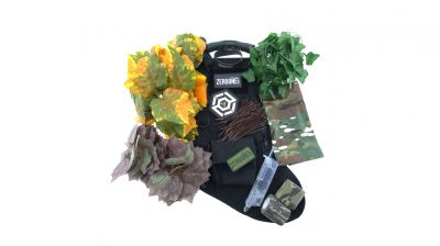 ZO 2022 FILLED SNIPER MOLLE Christmas Stocking (Black) - Detail Image 1 © Copyright Zero One Airsoft