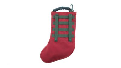 ZO 2022 FILLED SNIPER MOLLE Christmas Stocking (Red & Olive) - Detail Image 2 © Copyright Zero One Airsoft