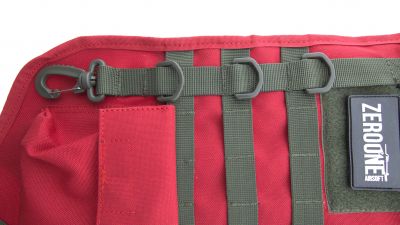 ZO 2022 FILLED SNIPER MOLLE Christmas Stocking (Red & Olive) - Detail Image 5 © Copyright Zero One Airsoft