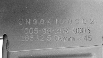 Exclusive Collectable - ICS AEG L85A2 with Worldwide Serial Number 0003 - Detail Image 18 © Copyright Zero One Airsoft
