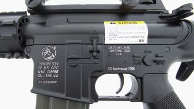 Exclusive Collectable - ICS AEG 2006 Anniversary Special Edition with Worldwide Serial Number 0001 - Detail Image 12 © Copyright Zero One Airsoft