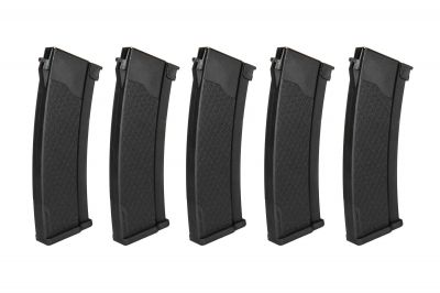 Specna Arms Mag for AK 380rds Set of 5 (Black) - Detail Image 5 © Copyright Zero One Airsoft