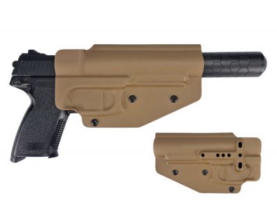 Kydex Customs Tracer Series Holster for MK23 (Tan) - Detail Image 2 © Copyright Zero One Airsoft
