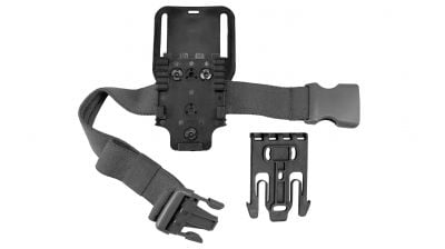 Kydex Customs Mid Ride Mount Combo (Black) - Detail Image 1 © Copyright Zero One Airsoft
