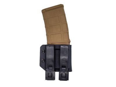 Kydex Customs MOLLE Magazine Carrier for M4 Mags (Black) - Detail Image 3 © Copyright Zero One Airsoft