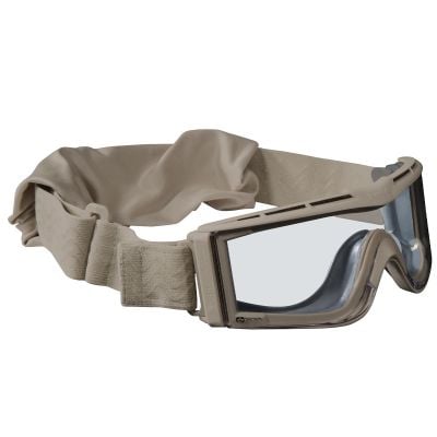 Bollé Ballistic Goggles X810 with Platinum Coating (Tan) - Detail Image 1 © Copyright Zero One Airsoft