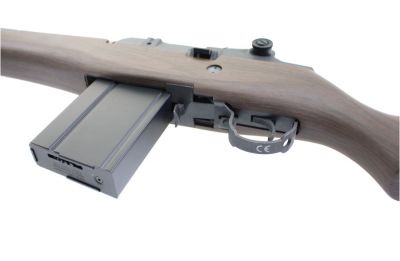 G&G AEG GR14 with Imitation Wood Stock - Detail Image 4 © Copyright Zero One Airsoft