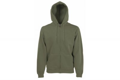 ZO Combat Junkie Hoodie 'Weekend Forecast' (Olive) - Size Small - Detail Image 2 © Copyright Zero One Airsoft