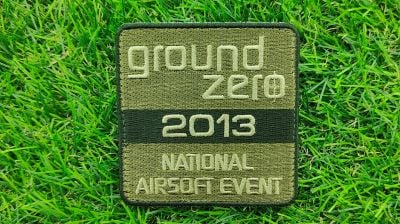 ZO Velcro &quotNAF2013" Limited Quantity Collectors Patch - Detail Image 1 © Copyright Zero One Airsoft