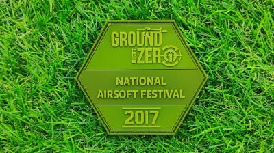ZO Velcro "NAF2017" Limited Quantity Collectors Patch - Detail Image 1 © Copyright Zero One Airsoft