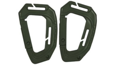 Viper Special Ops Carabiner Set of 2 (Olive) - Detail Image 1 © Copyright Zero One Airsoft