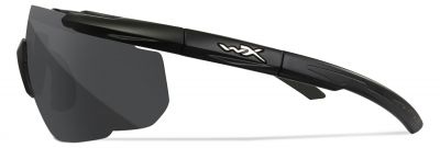 Wiley X Saber Advanced Glasses with Matte Black Frame & Grey Lens - Detail Image 5 © Copyright Zero One Airsoft