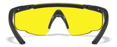 Wiley X Saber Advanced Glasses with Matte Black Frame & Yellow Contrast Enhancing Lens - Detail Image 5 © Copyright Zero One Airsoft