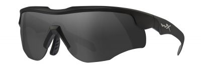 Wiley X ROGUE COMM Glasses with Matte Black Frame & Grey/Clear/Rust Lenses - Detail Image 4 © Copyright Zero One Airsoft