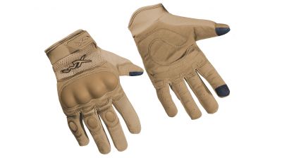 Wiley X DURTAC SmartTouch Gloves (Tan) - Size Small - Detail Image 1 © Copyright Zero One Airsoft