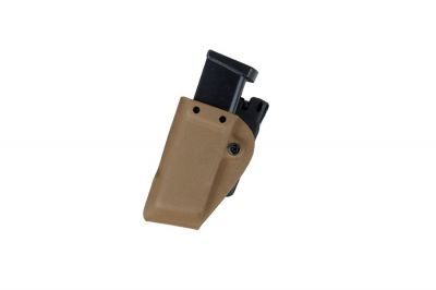 Kydex Single Mag Pouch for G17 (DE) - Detail Image 1 © Copyright Zero One Airsoft