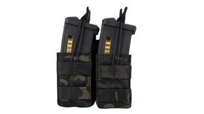 Viper MOLLE Quick Release Stacked Double Mag Pouch (Black MultiCam) - Detail Image 1 © Copyright Zero One Airsoft