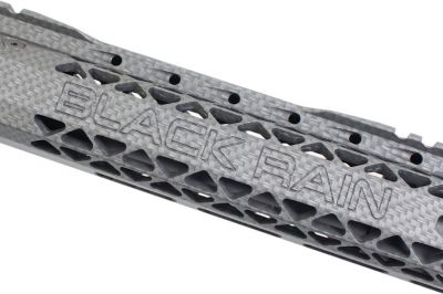 King Arms AEG Black Rain Ordnance Carbine (Carbon Fiber Pattern) - Detail Image 4 © Copyright Zero One Airsoft