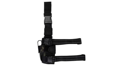 Viper Pistol Drop Leg Adjustable Holster (Black MultiCam) - Detail Image 2 © Copyright Zero One Airsoft