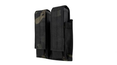 Viper MOLLE Double Pistol Mag Pouch (Black MultiCam) - Detail Image 2 © Copyright Zero One Airsoft