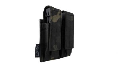 Viper MOLLE Double Pistol Mag Pouch (Black MultiCam) - Detail Image 3 © Copyright Zero One Airsoft