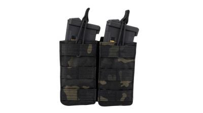 Viper MOLLE Quick Release Double Mag Pouch (Black MultiCam) - Detail Image 1 © Copyright Zero One Airsoft