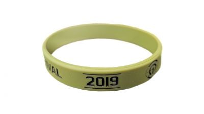 ZO "NAF2019" Limited Quantity Collectors Wrist Band - Detail Image 1 © Copyright Zero One Airsoft