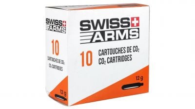 Swiss Arms 12g CO2 Capsule Box of 10
