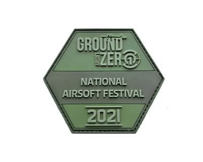 ZO Velcro "NAF2021" Limited Quantity Collectors Patch - Detail Image 1 © Copyright Zero One Airsoft