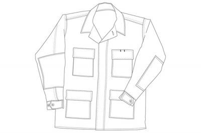 Tru-Spec U.S. BDU Shirt (Desert Choc-Chip) - Chest S 33-37" - Detail Image 2 © Copyright Zero One Airsoft