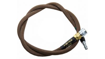Amped HPA QD Line Heavy Weave Braided Hose 914mm (Brown)