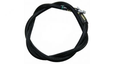 Amped HPA QD Line Heavy Weave Braided Hose 914mm (Black) - Detail Image 1 © Copyright Zero One Airsoft