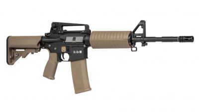 Specna Arms AEG SA-E01 EDGE Carbine (Black & Tan) - Detail Image 4 © Copyright Zero One Airsoft