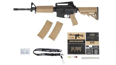 Specna Arms AEG SA-E01 EDGE Carbine (Black & Tan) - Detail Image 5 © Copyright Zero One Airsoft