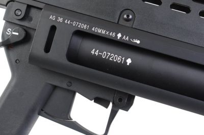 Ares Undermount Grenade Launcher for G36 (Black) - Detail Image 3 © Copyright Zero One Airsoft