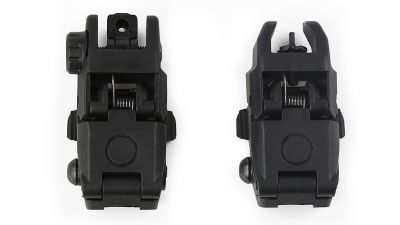 ZO ZBUS Flip-Up Sight Set (Black) - Detail Image 3 © Copyright Zero One Airsoft