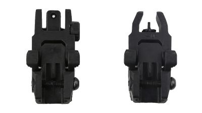 ZO ZBUS Flip-Up Sight Set (Black) - Detail Image 4 © Copyright Zero One Airsoft