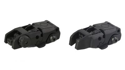 ZO ZBUS Flip-Up Sight Set (Black) - Detail Image 1 © Copyright Zero One Airsoft