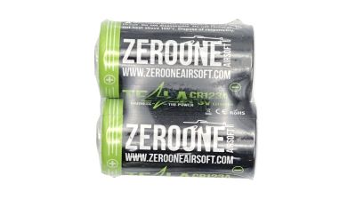 ZO Tesla Battery CR123A 3v (Pack of 2) - Detail Image 2 © Copyright Zero One Airsoft