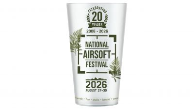 [A] NAF26 Anniversary Pint Tumbler - Detail Image 1 &copy; Copyright Zero One Airsoft