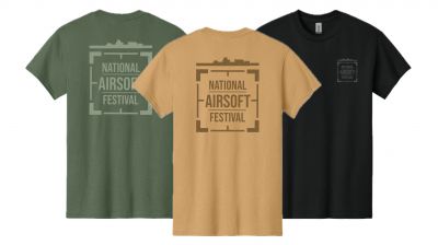 [B] NAF T-Shirt - Detail Image 1 &copy; Copyright Zero One Airsoft