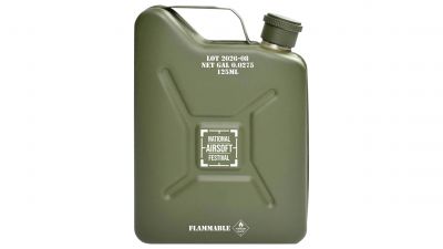 [B] NAF Jerry Can Hip Flask - Detail Image 1 &copy; Copyright Zero One Airsoft
