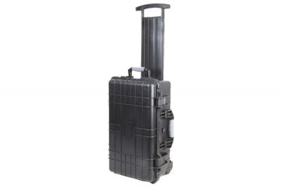 Water Resistant Case with Wheels (Black) - Detail Image 2 © Copyright Zero One Airsoft