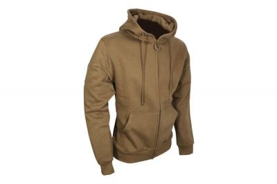 Viper Tactical Zipped Hoodie (Coyote Tan) - Size 3XL - Detail Image 1 © Copyright Zero One Airsoft