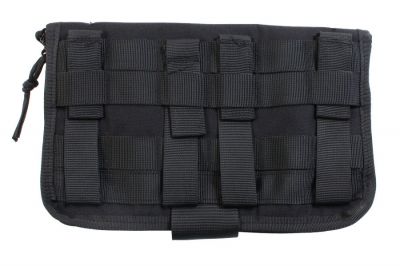 101 Inc MOLLE Contractor Admin Panel (Black) - Detail Image 2 © Copyright Zero One Airsoft